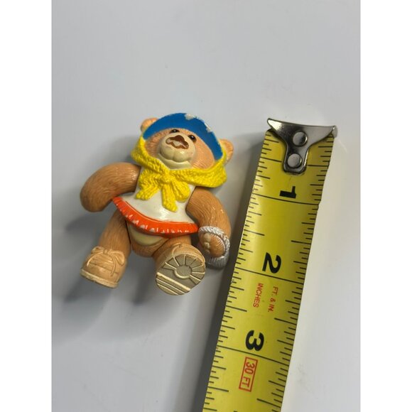 VTG 1984 Cabbage Patch Kids Furskins Bear Figurine – Poseable, 2.5" White Outfit - Picture 6 of 6